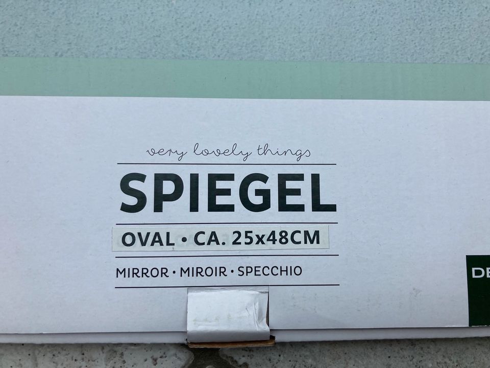 Ovaler Spiegel -neu- von Depot in Großenwiehe