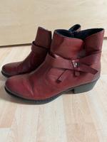 Stiefeletten Rieker dunkelrot Gr. 40 Bayern - Obermichelbach Vorschau