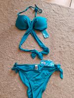 Neckholder bikini türkis 75C M Bayern - Erlenbach am Main  Vorschau