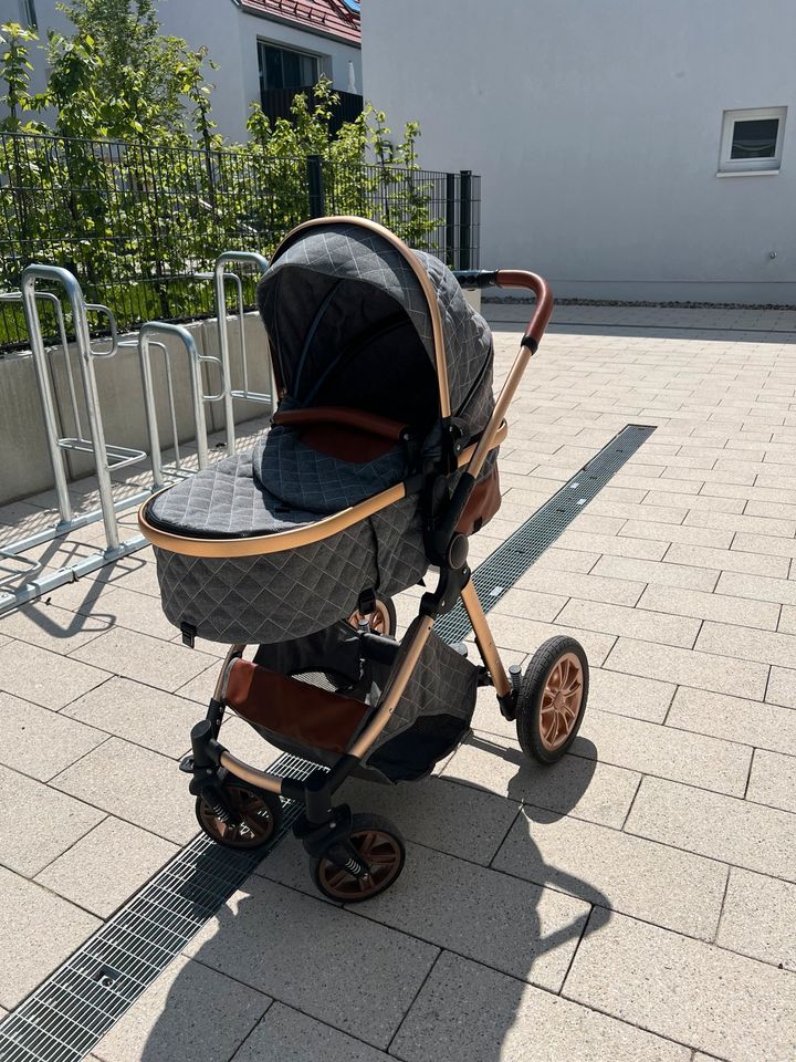 Kinderwagen + Babyschale in Augsburg