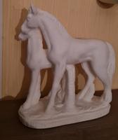 Weiss weisse Pferdefigur Pferd Pferde Figur Dithmarschen - Heide Vorschau