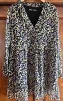 Wie neu! Zara Boho Hippie Kleid Gr. XL schwarz/blumig Baden-Württemberg - Bad Rappenau Vorschau
