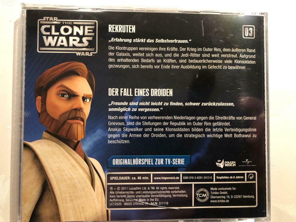 Star Wars Clone Wars CD Nr.3 Rekruten - Der Fall eines Droiden in Castrop-Rauxel