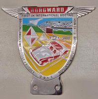 Oldtimer Plakette Badge Borgward drivers club 2015 neu Chrom Nordrhein-Westfalen - Pulheim Vorschau