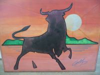 Leinwandbild Bild Torro Stier von Carlo`s Art Schleswig-Holstein - Bad Oldesloe Vorschau