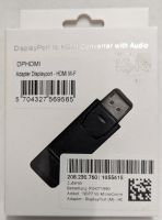 Adapter DisplayPort 1.1a auf HDMI mit Audio, Neu OVP Nordrhein-Westfalen - Kerpen Vorschau