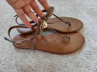 Tamaris Sandalen Gr. 40 in Braun/ Taupe/ Gold Bayern - Uffing Vorschau