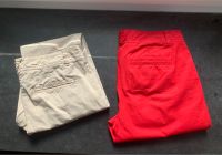 Schicke Stoffhose, lange Hosen in rot u beige, normale Gr. 42 Schleswig-Holstein - Büdelsdorf Vorschau