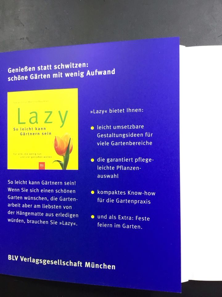 Pflanzen-/Gartenbuch LAZY von D.Waechter, neu in Lörrach