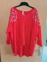 Tunika Kleid Bluse Hemd rot neu Gesamtlänge 83 cm Gr. 50-52 Hessen - Linden Vorschau