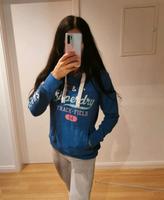 SUPERDRY Hoodie sweater Sweatshirt gr. M blau Hamburg - Bergedorf Vorschau