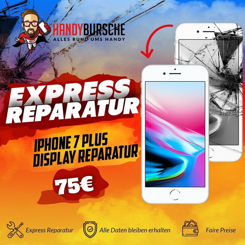 iPhone 6 LCD Display Reparatur + Panzerglas - OHNE TERMIN in Erkelenz