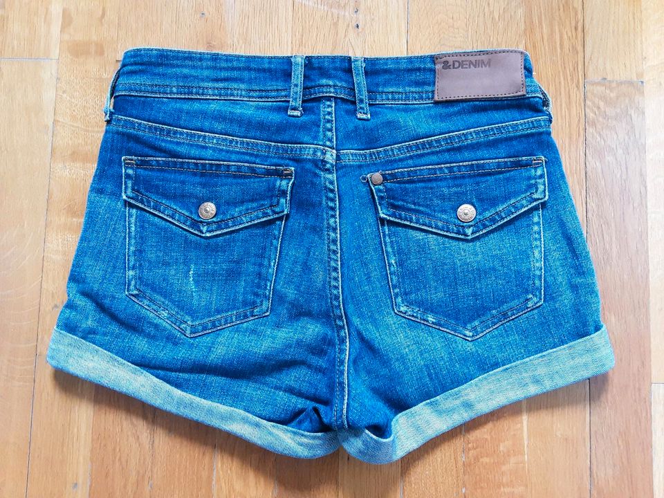 Jeansshorts Größe 34 XS H&M Mädchen in Blieskastel