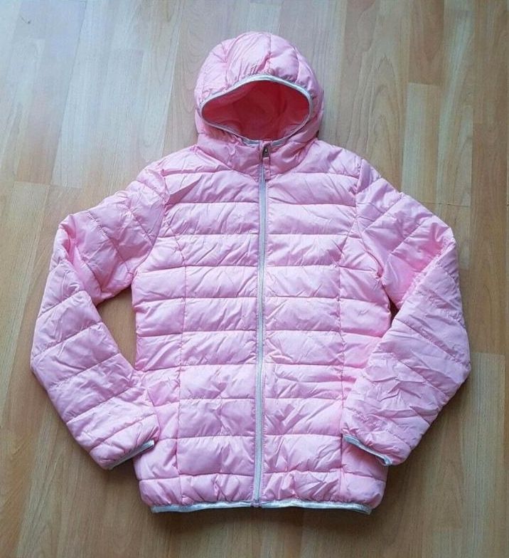 *NEU* schöne, bequeme Mädchen Übergangsjacke, Gr. 152, rosa in Queis