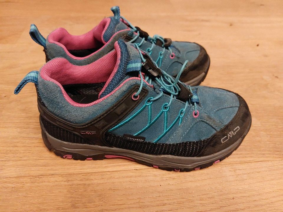 Wie neu: CMP Wanderschuhe Rigel wasserdicht 34 türkis in Feldkirchen