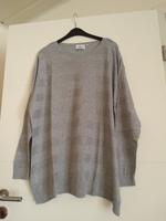 Pullover, Gr. XL,  dünn, hellgrau, oversize, C&A Nordrhein-Westfalen - Ense Vorschau