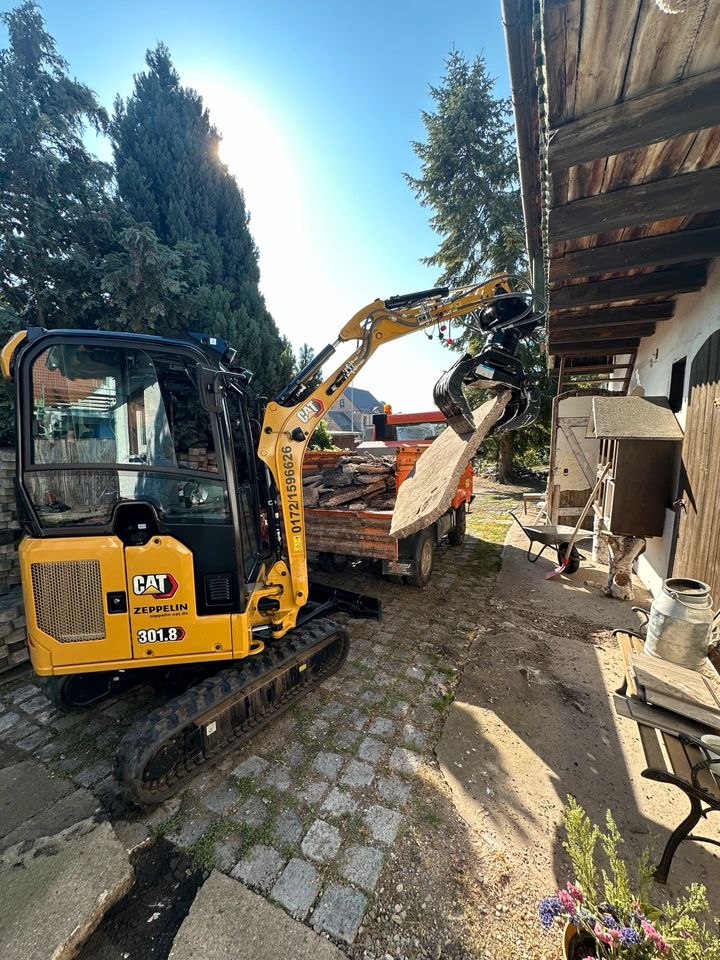 Minibagger mieten in Sachsenburg