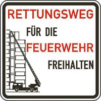 Rettungsweg für die Feuerwehr freihalten, NEU, ALU, 50x50cm Rheinland-Pfalz - Koblenz Vorschau