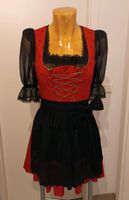 Krüger Dirndl Mini In Rot Schwarz Gr 34/36 Bayern - Karlsfeld Vorschau