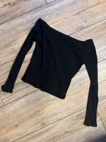 Süßes Top / Shirt / Oberteil schulterfrei ripped in schwarz Bayern - Frensdorf Vorschau