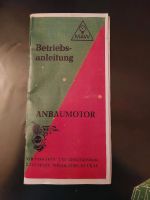 Betriebsanleitung MAW Motor Anbaumotor Bayern - Irchenrieth Vorschau