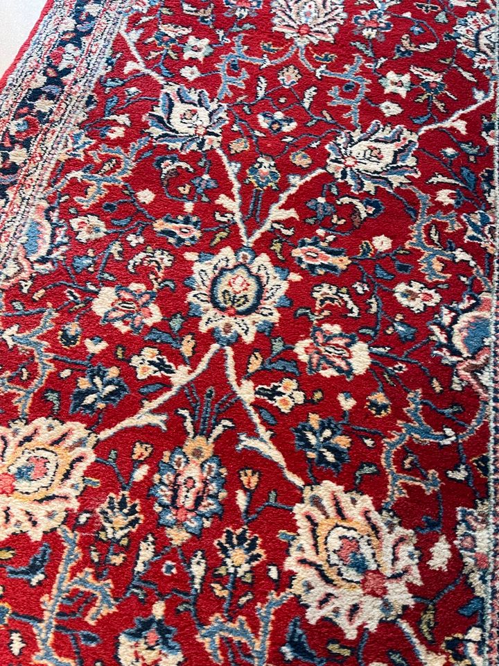 Perser Teppich Läufer rot blau beige in Erwitte