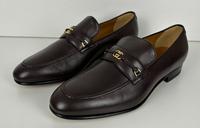 Gucci, Loafer, Leder, Dunkelbraun, UK 12, Neu, € 900,- Nordrhein-Westfalen - Ratingen Vorschau