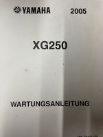 Werkstatthandbuch Yamaha XG 250 Nordrhein-Westfalen - Finnentrop Vorschau