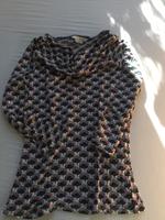Shirt Wasserfallkragen Boden Gr 38 UK 12 mit Wolle Dresden - Pieschen Vorschau