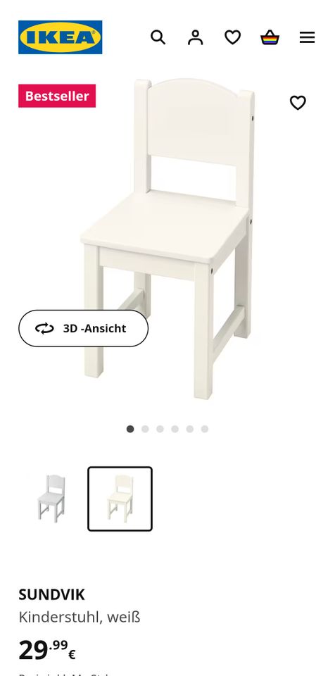IKEA SUNDVIK Kindertisch und Kinderstühle  SET in Fürstenwalde (Spree)
