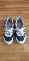 wie neu * Damen Adidas Ballerina DIONA Sneakers 39 1/3 blau weiß Niedersachsen - Lüneburg Vorschau