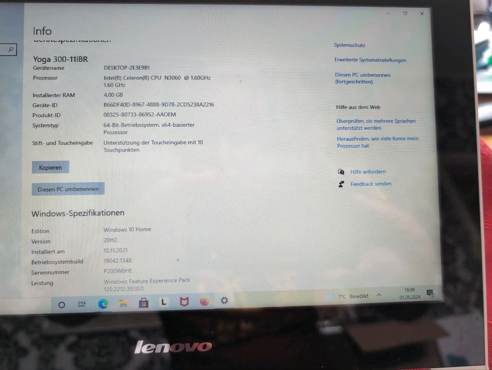 Lenovo Yoga 300 in Bergkamen