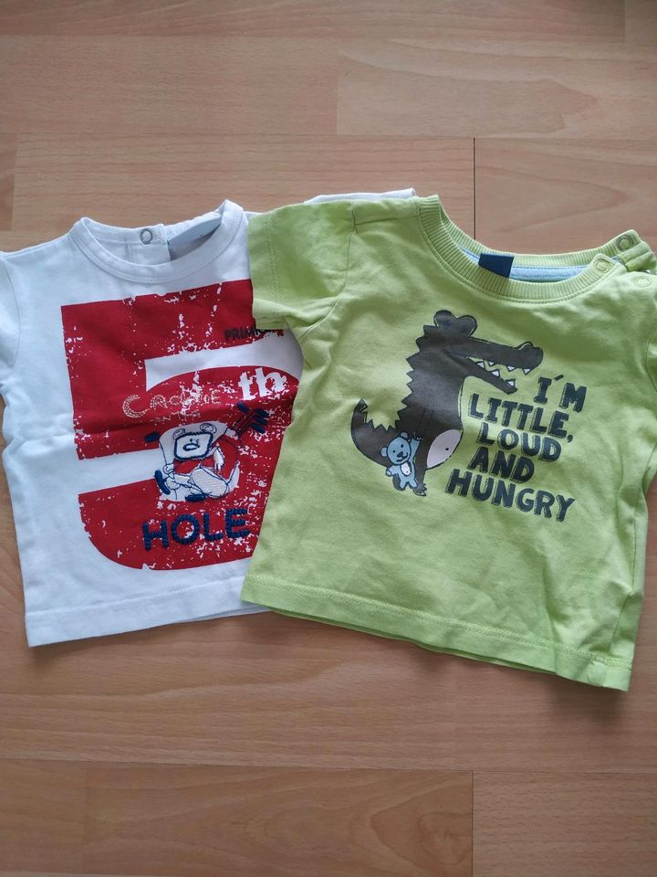 ☀️2 neuwertige Baby T-Shirts 56☀️ in Hirschfeld (Hunsrück)