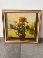 Gemälde Blumen Vase Kunst Ölgemälde Holz Bild alt Antik Vintage Nordrhein-Westfalen - Leopoldshöhe Vorschau