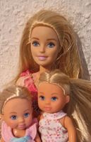 Barbie Puppe Mattel 2015 mit 2 kleinen Mädchen Niedersachsen - Algermissen Vorschau