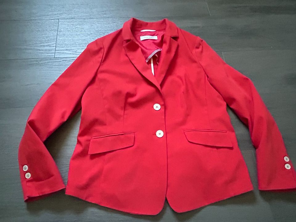 Gerry Weber Damen Blazer Jacke Gr 42 Rot in Edewecht