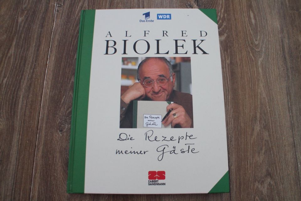 Buch " Alfred Biolek: Die Rezepte meiner Gäste" in Teltow