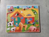 Steckpuzzle Holzpuzzle Bauernhof Spielzeug Kleinkinder Bayern - Zirndorf Vorschau