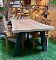 Baumkante Gartentisch Teak 220 cm Garten Holz Tisch Teakholz NEU Nordrhein-Westfalen - Wermelskirchen Vorschau