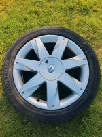 4 Alufelgen Renault Megane mit Sommerreifen 205/50R17 Nordrhein-Westfalen - Wegberg Vorschau