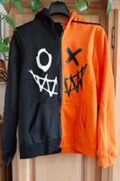Zip Hoodie Jacke gr. S in orange und schwarz Unisex Bayern - Simbach Vorschau