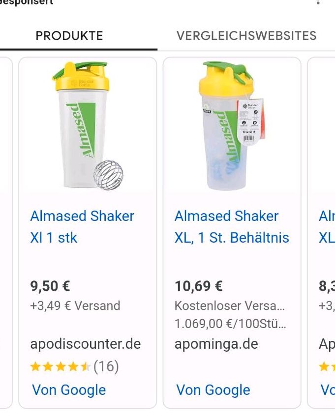 Shaker von Almased in Buttenwiesen