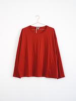 COS Top Bluse Longsleeve 100% Baumwolle dunkelrot oversized M Pankow - Prenzlauer Berg Vorschau