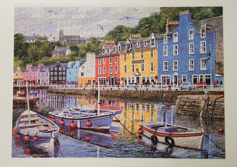 Gibsons Puzzle, Tobermory von Terry Harrison, 1000 Teile in Neuss