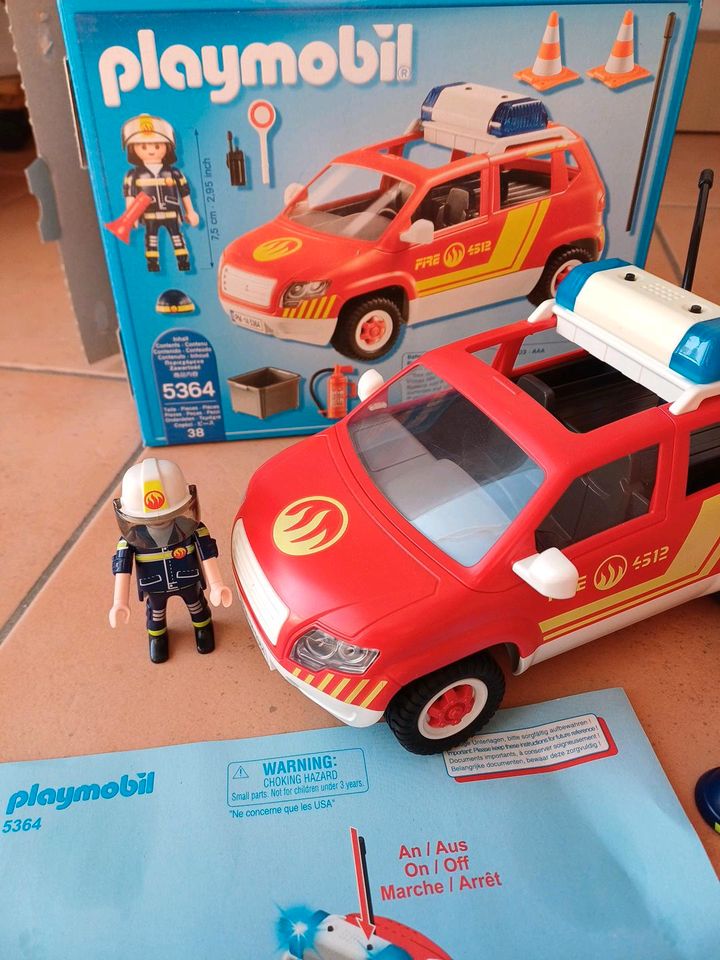 Playmobil Feuerwehr Brandmeisterfahrzeug 5364 in Ludwigshafen