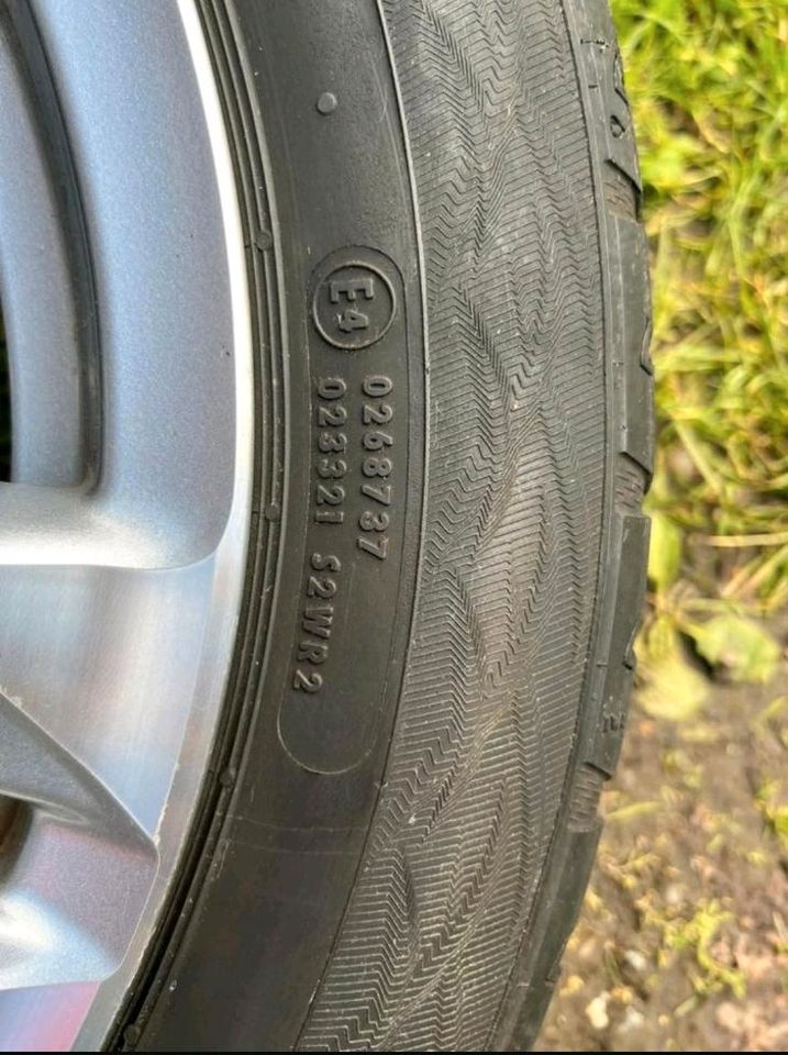 Sommerreifen mit Alufelgen  195/55 R 16 H RainSport 3 - für Honda in Bautzen