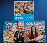 3x  Konsum Leipzig Jahres Magazin 21 22 23 Sachsen - Delitzsch Vorschau