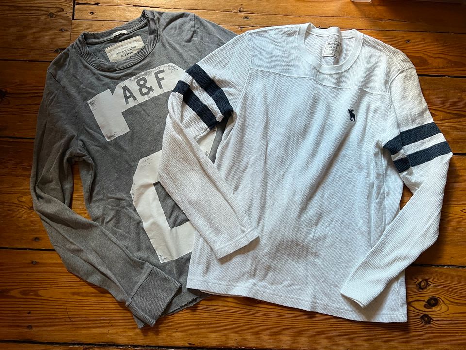 ABERCROMBIE & FITCH Zwei Herren Langarmshirts Gr.S in Berlin