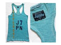 SUPERDRY Top blau Tanktop loose fit transparent Shirt Gr. XS Schleswig-Holstein - Reinbek Vorschau