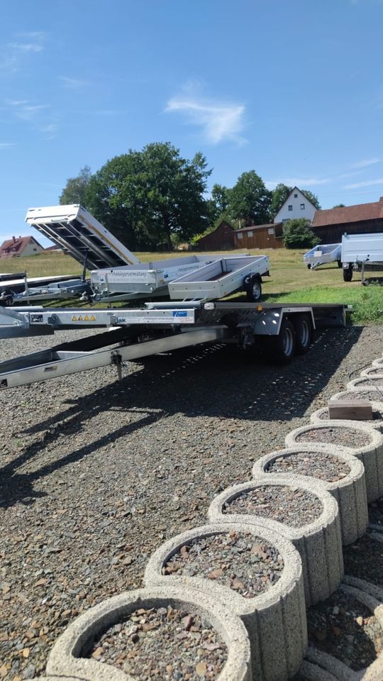 Autoanhänger kippbar Autotransporter zu vermieten leihen mieten ✅ in Neudrossenfeld